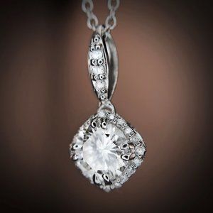Tacori 18kt White Gold & .70tcw Diamond Necklace